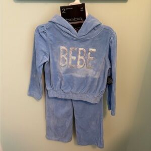 Bebe Velour Matching Set